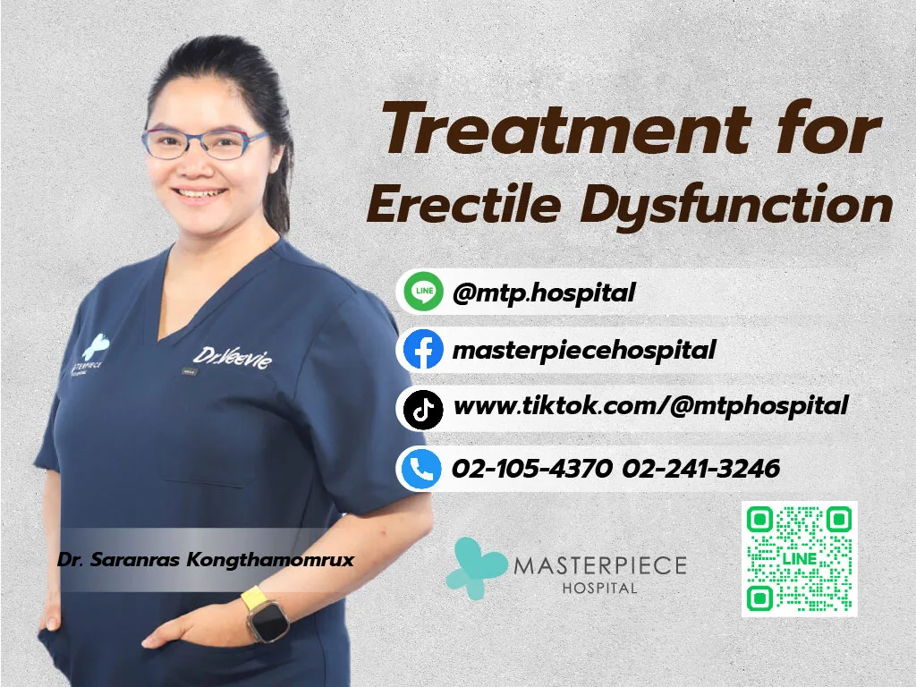 Treating Erectile Dysfunction in Men at Masterpiece Hospital Dr.vee
