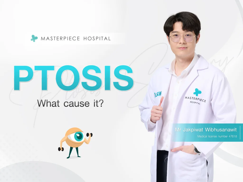 What causes Ptosis?