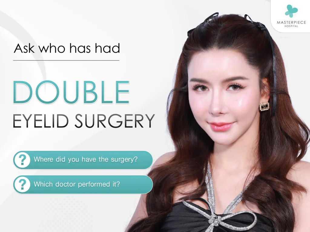 Ask someone experienced with double eyelid surgery