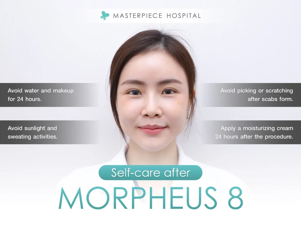 Post-care for MORPHEUS8
