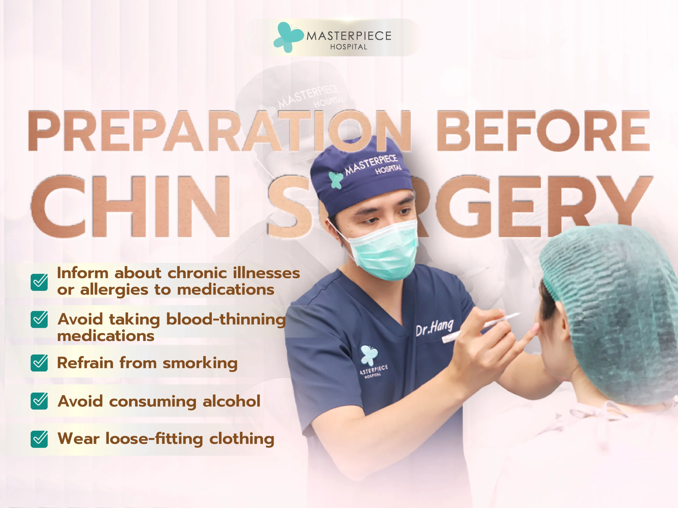 Preparation Before Chin Surgery