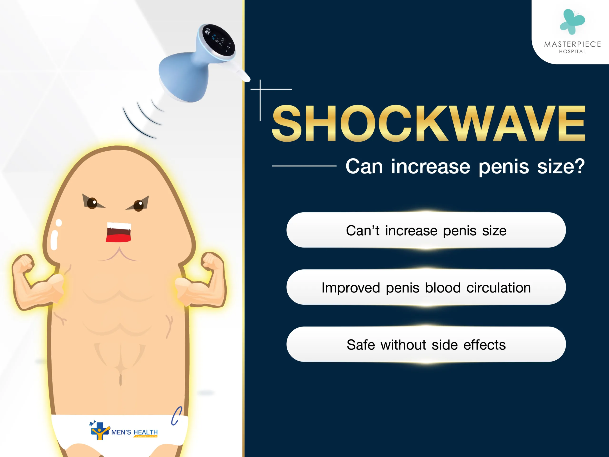 Can Penis Shockwave increase size?