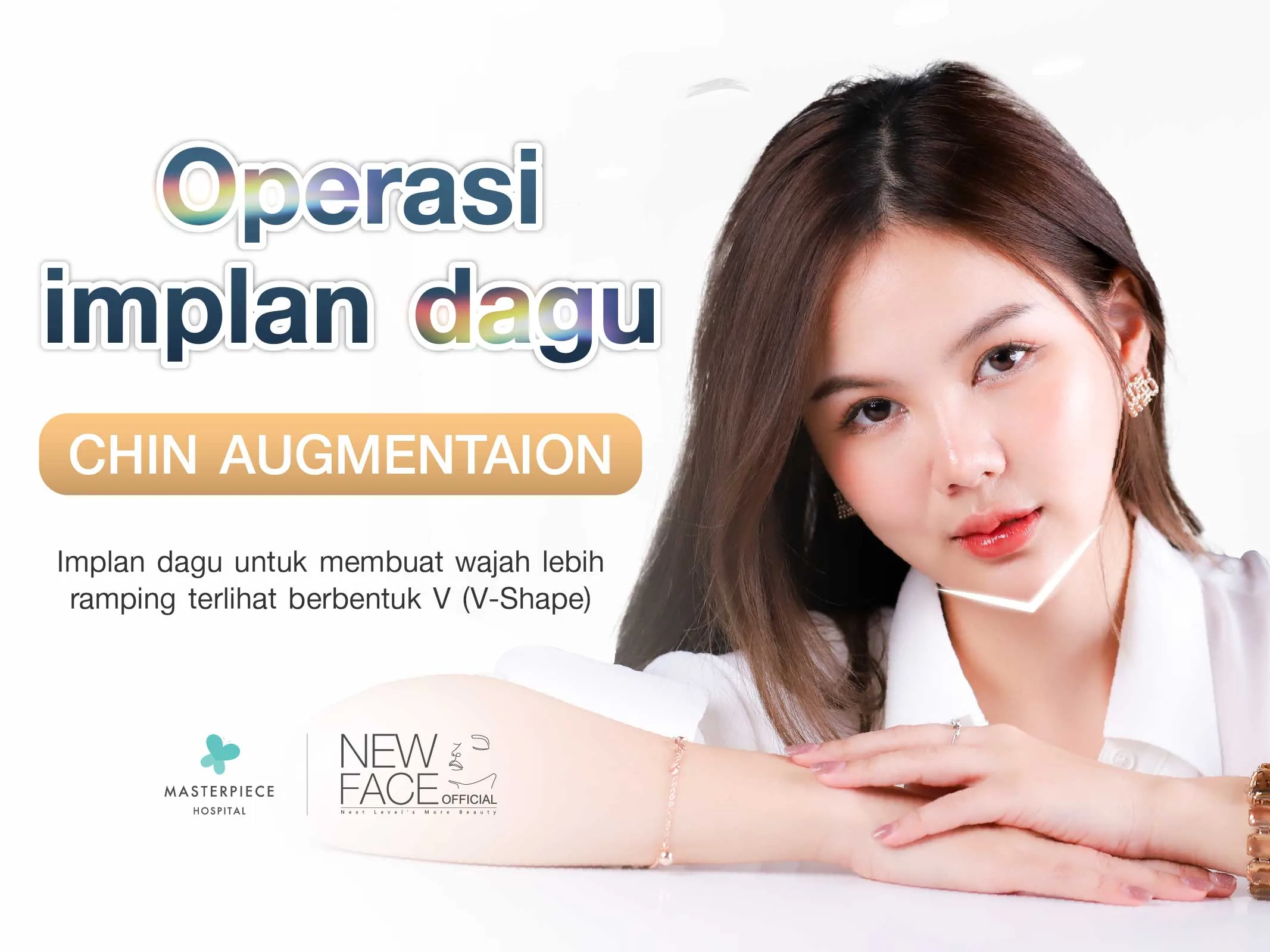 Augmentasi Dagu  Silikon untuk Membentuk Wajah Lebih Panjang dan Proporsional
