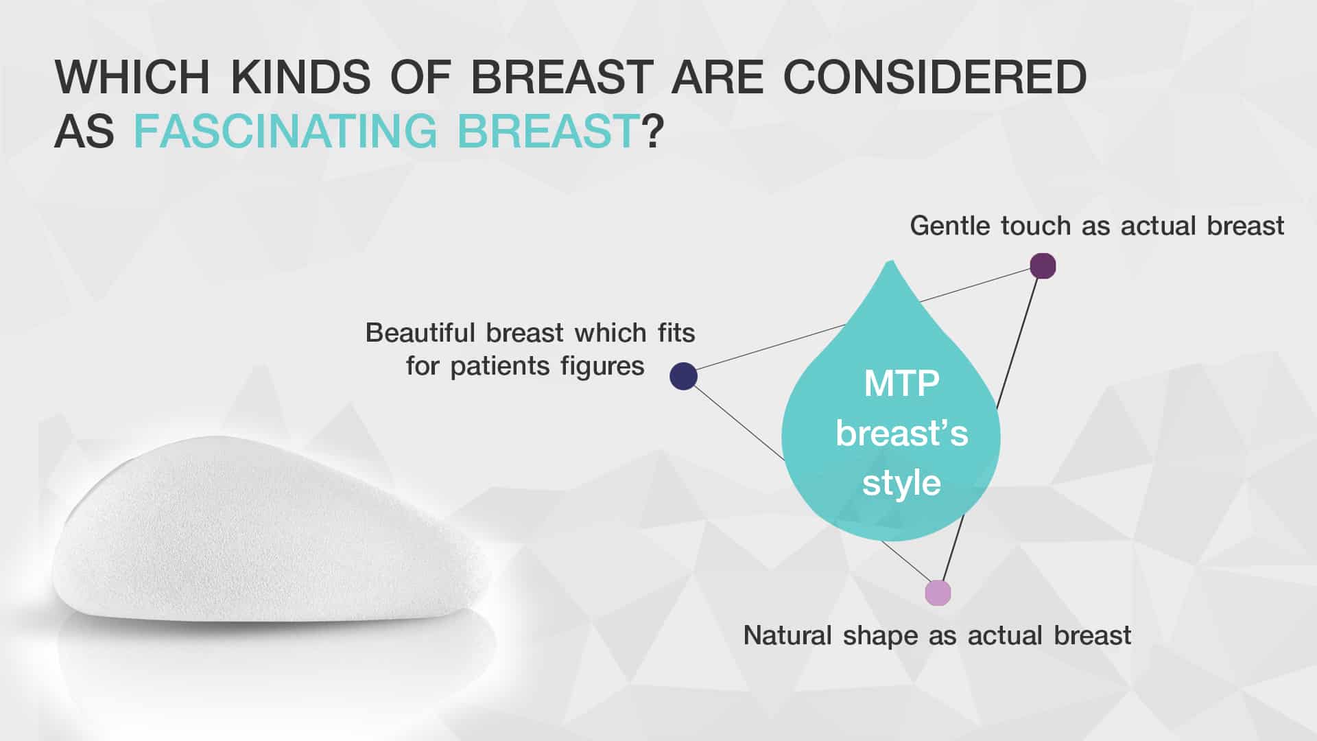 Which kinds of breast are considered as fascinating breast