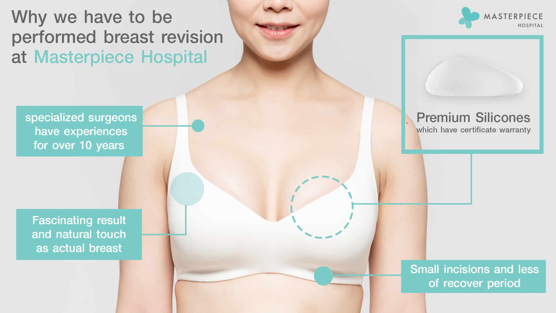 Masterpiece Hospital - International - Super hot promotion! for any  customer who wants to do Breast Augmentation! Starts at only 59,000 THB  Free! Support bra and medication ONLY TODAY - NOVEMBER 30