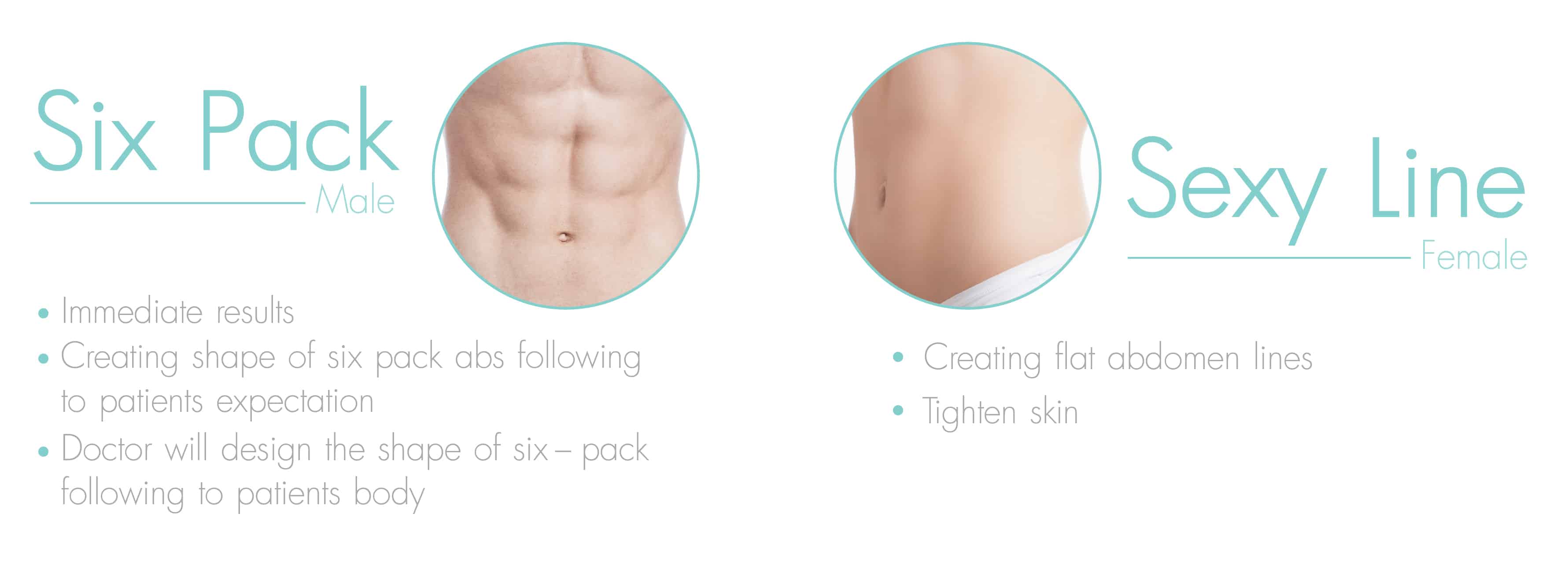 sixpack and sexy line