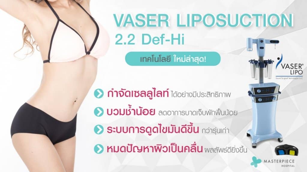 จุดเด่น ดูดไขมัน ที่ มาสเตอร์พีซ