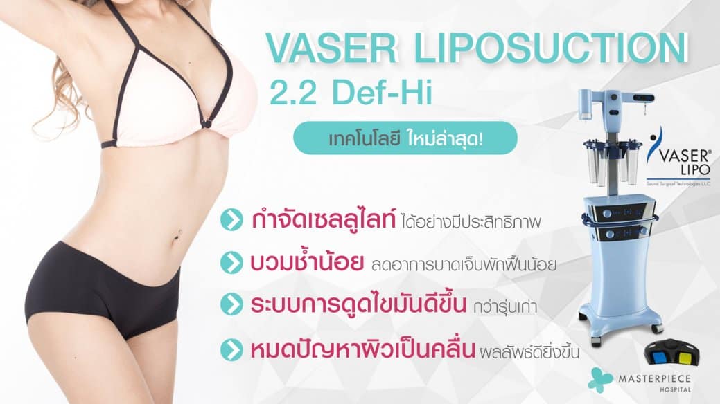 จุดเด่น ดูดไขมัน ที่ มาสเตอร์พีซ