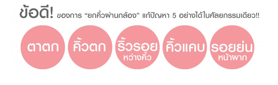 ข้อดีการผ่าตัดยกคิ้วผ่านกล้อง