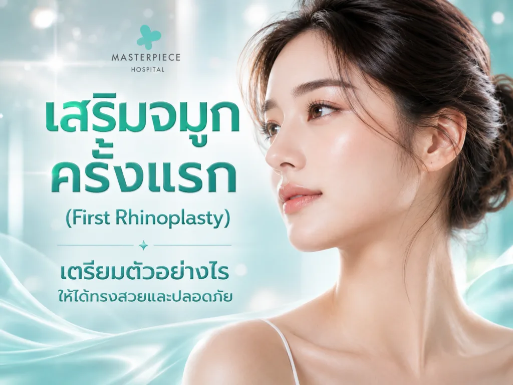 เสริมจมูกครั้งแรก (First Rhinoplasty) เตรียมตัวอย่างไรให้ได้ทรงสวยและปลอดภัย