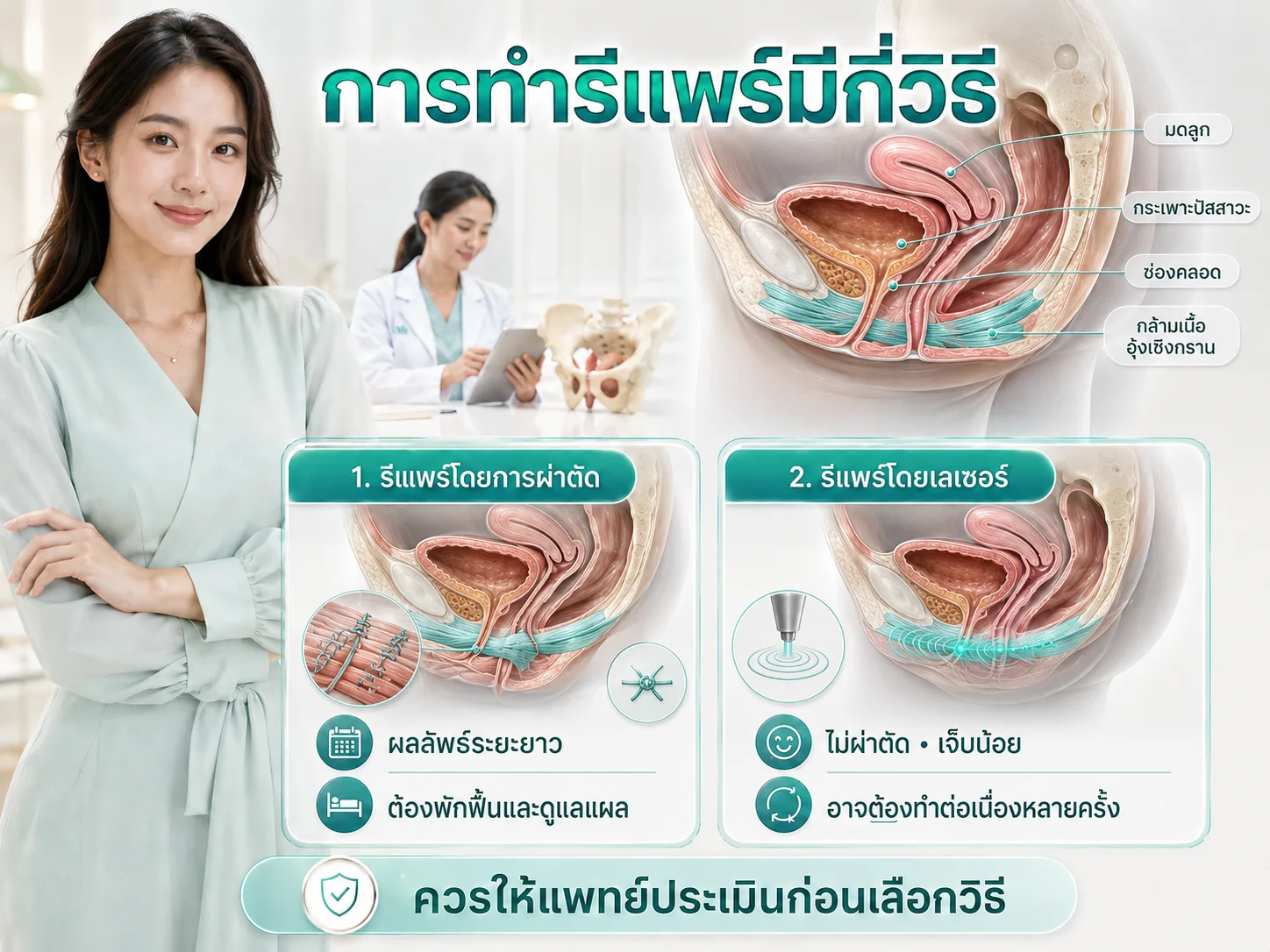การทำรีแพร์มีกี่วิธี