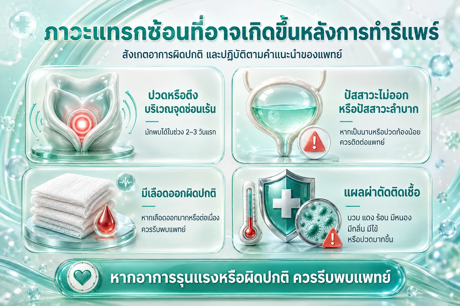 ภาวะแทรกซ้อนหลังทำรีแพร์