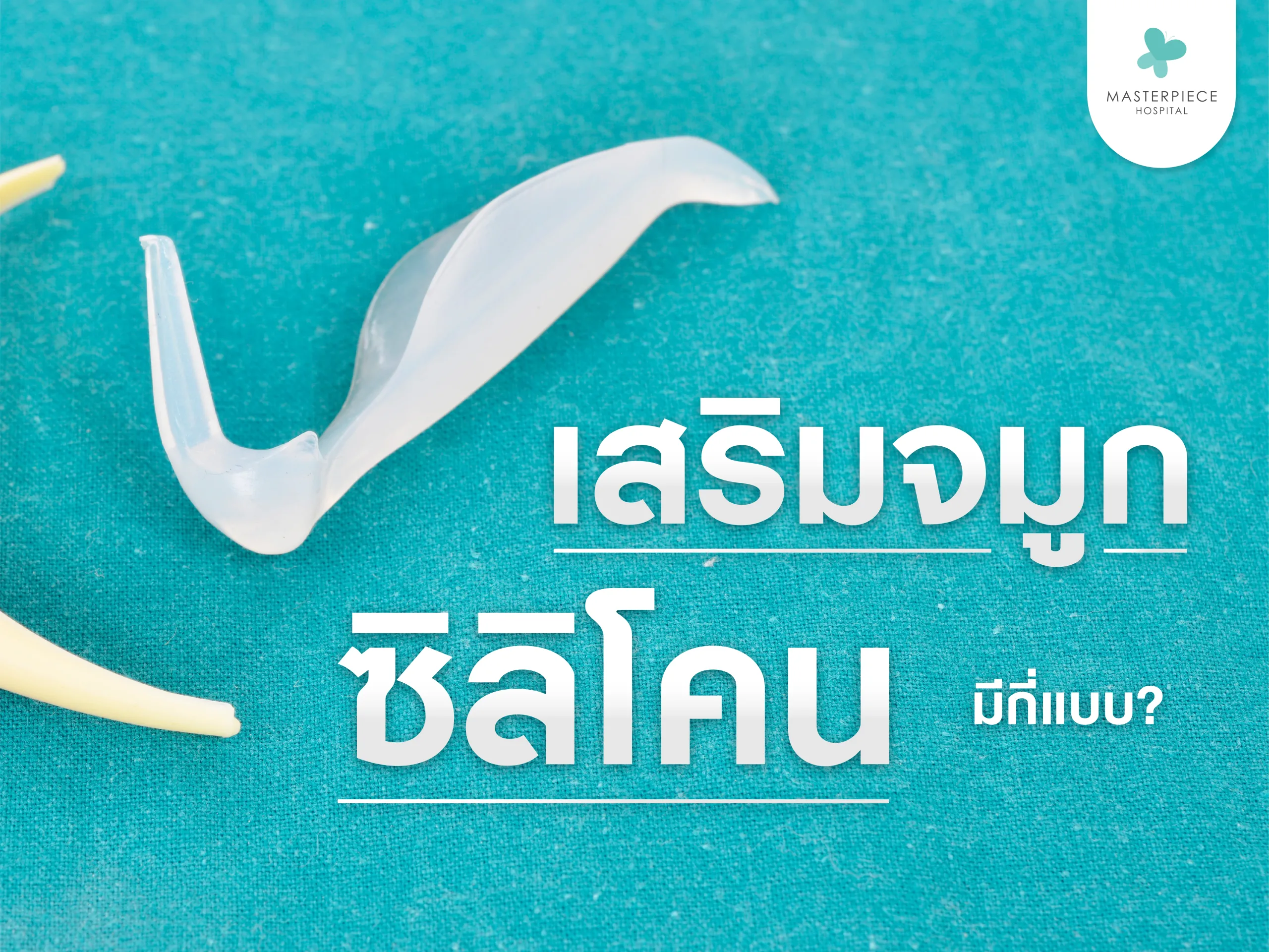 เสริมจมูกซิลิโคน มีกี่แบบ
