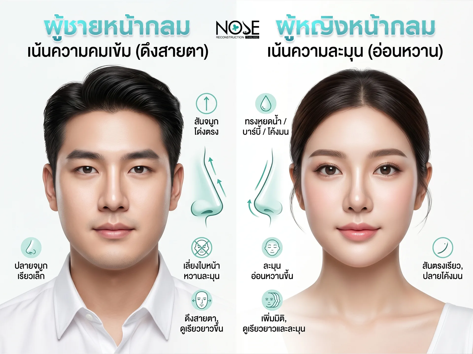 ผู้ชายหน้ากลมกับผู้หญิงหน้ากลม สไตล์แตกต่างกันไหม ?