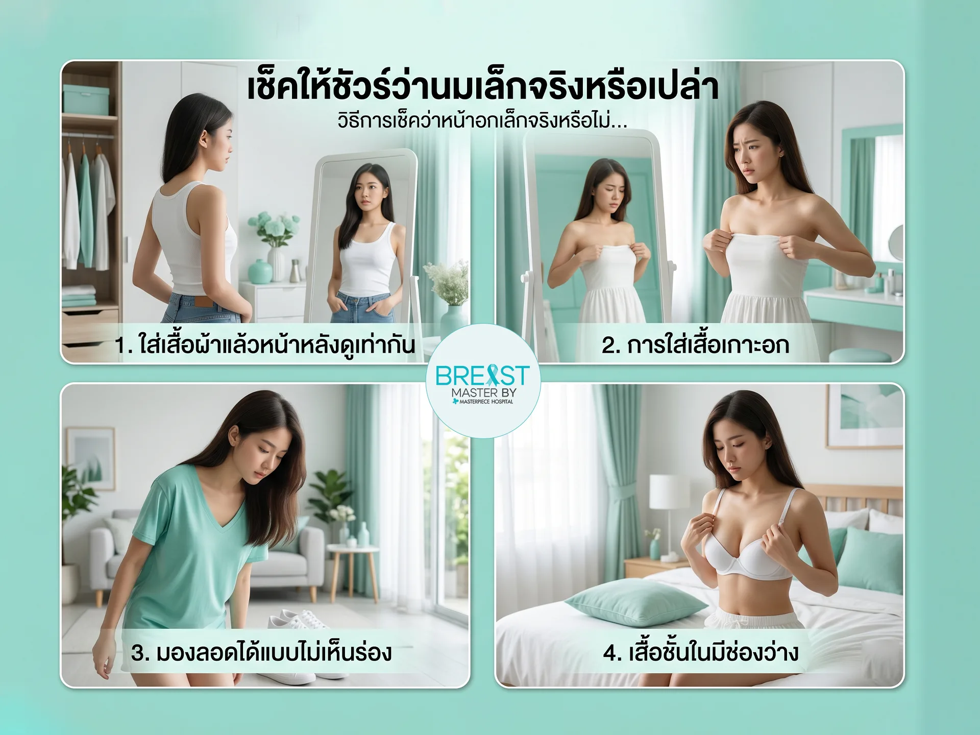 เช็คให้ชัวร์ว่านมเล็กจริงหรือเปล่า