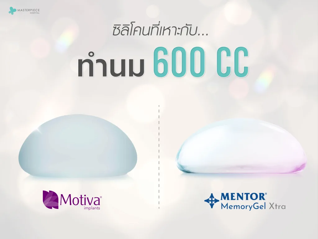 ซิลิโคนที่เหมาะกับทำนม 600 cc