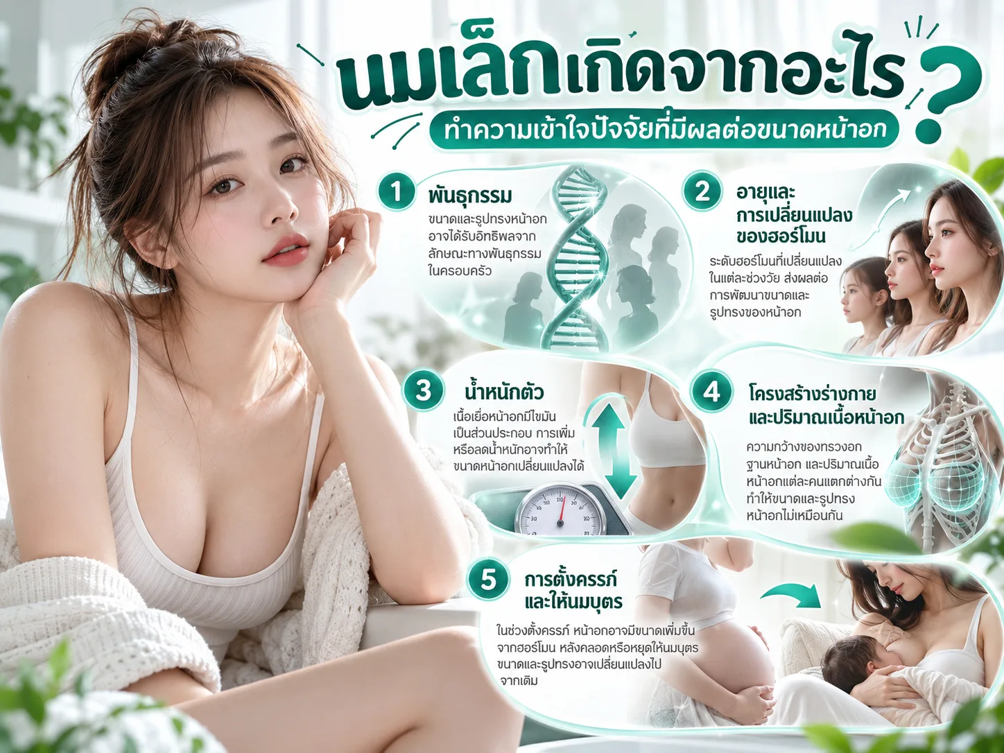 นมเล็กเกิดจากอะไร