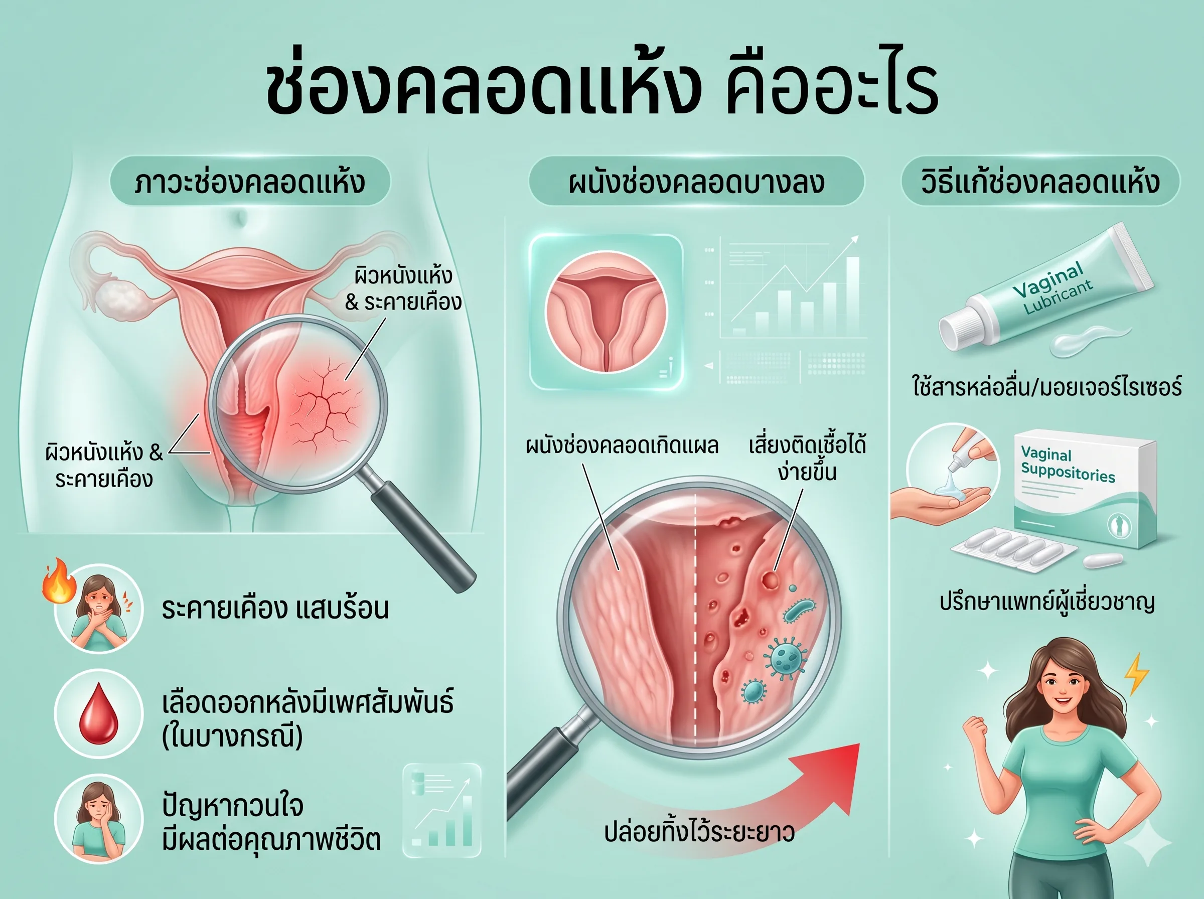 ช่องคลอดแห้ง คืออะไร