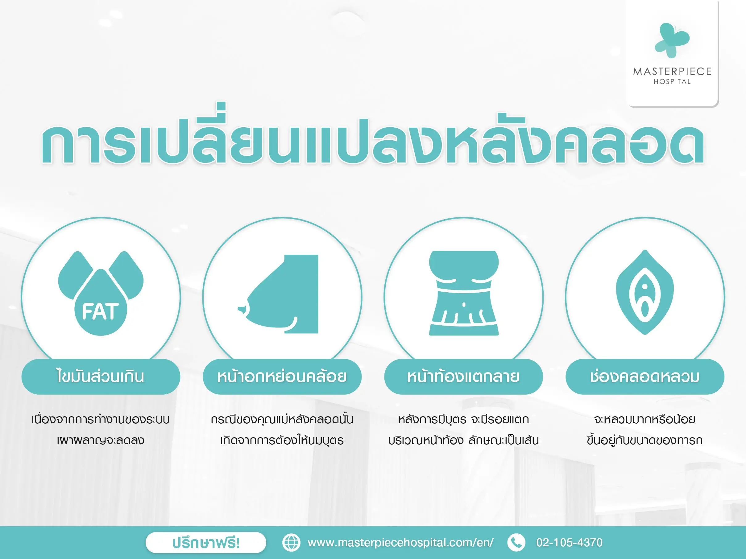 Mommy Makeover การเปลี่ยนแปลงหลังคลอดที่ต้องเผชิญ