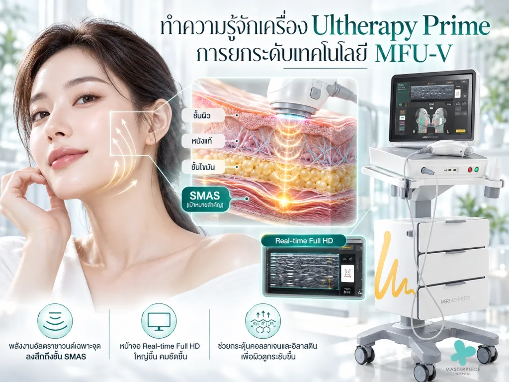 ทำความรู้จักเครื่อง Ultherapy Prime การยกระดับเทคโนโลยี MFU-V