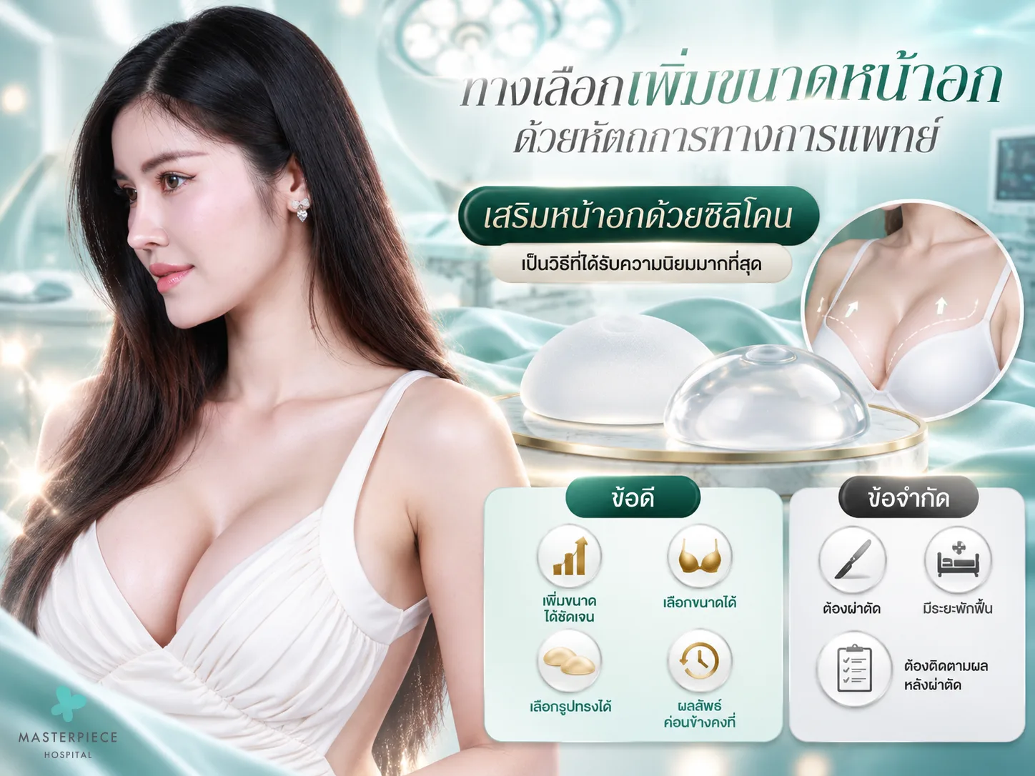 ทางเลือกเพิ่มขนาดหน้าอก