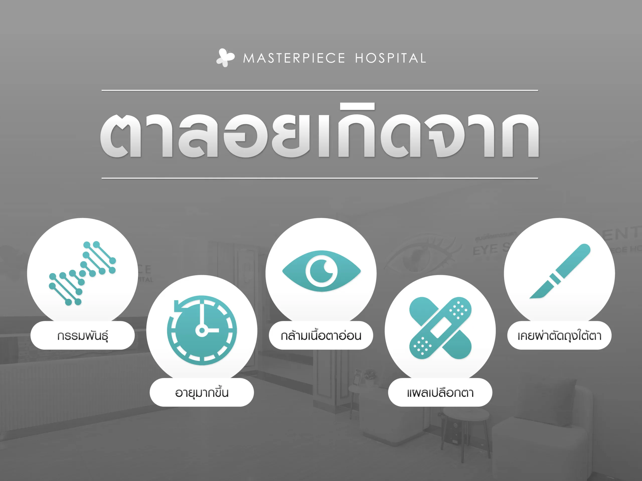 ตาเลอยเกิดจากอะไร