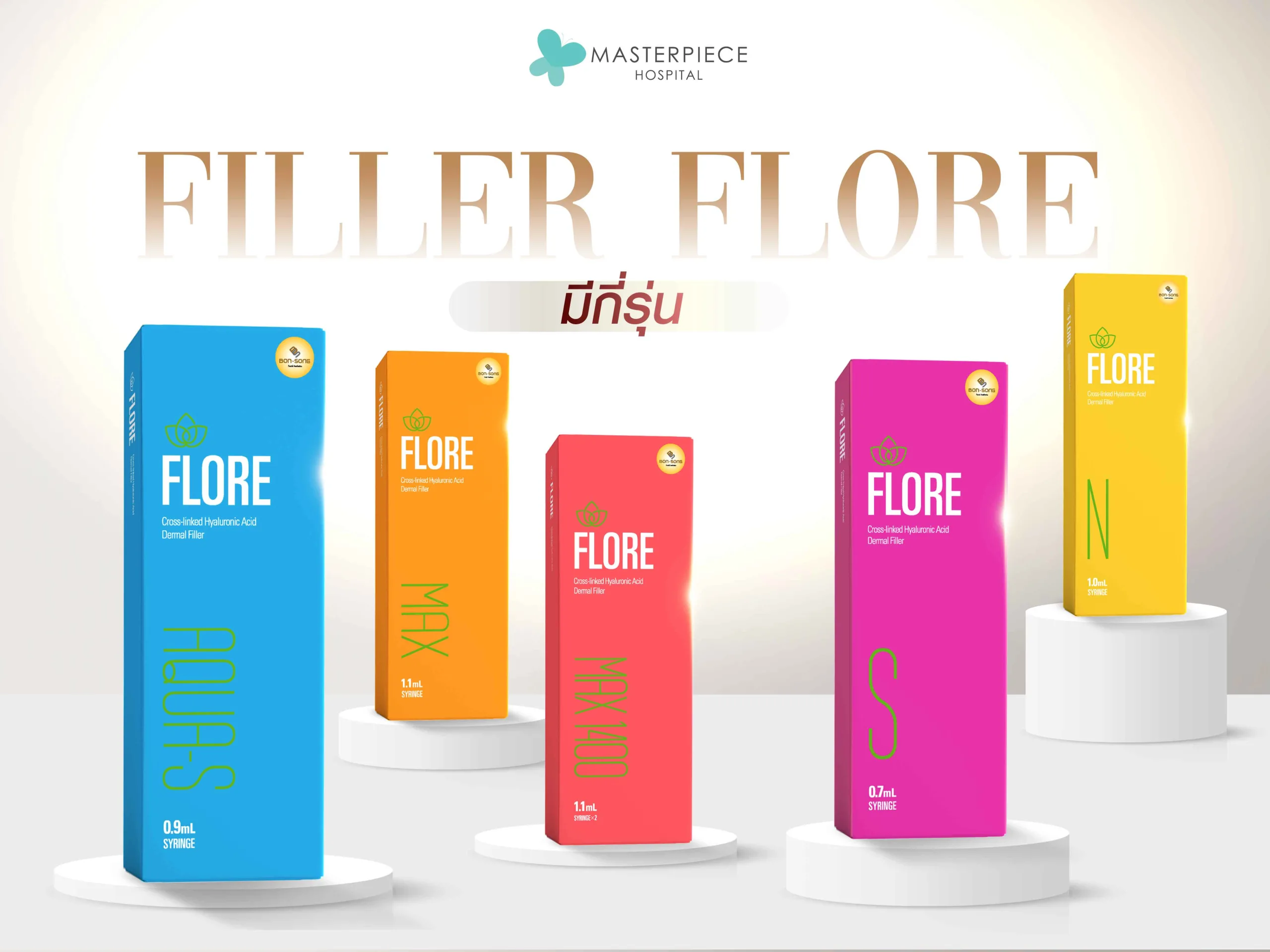 ฟิลเลอร์ Flore มีกี่รุ่น