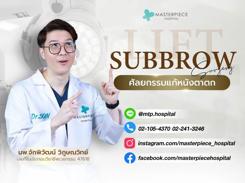 ศัลยกรรมแก้หนังตาตกที่มาสเตอร์พีช