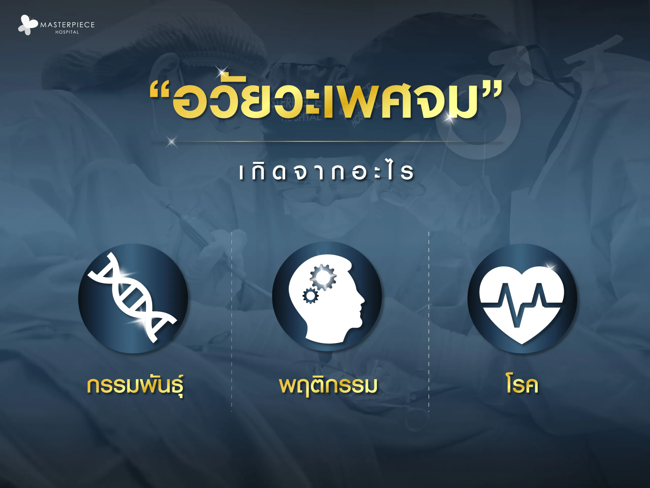 อวัยวะเพศจมเกิดจากอะไร