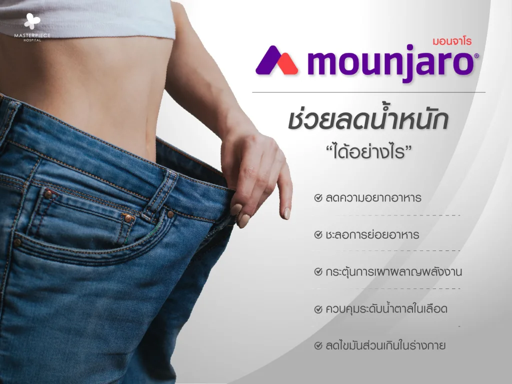 Mounjaro ช่วยลดน้ําหนักได้อย่างไร
