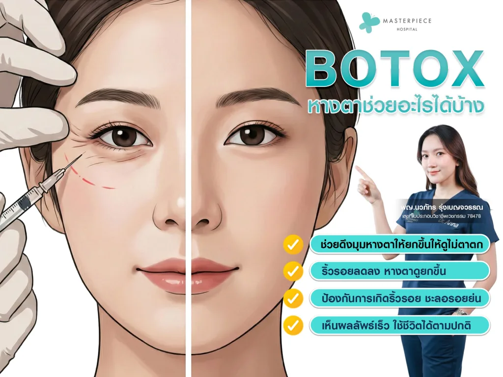 Botox หางตาช่วยอะไรได้บ้าง