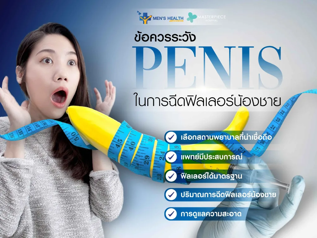 ข้อควรระวังในการฉีดฟิลเลอร์น้องชาย