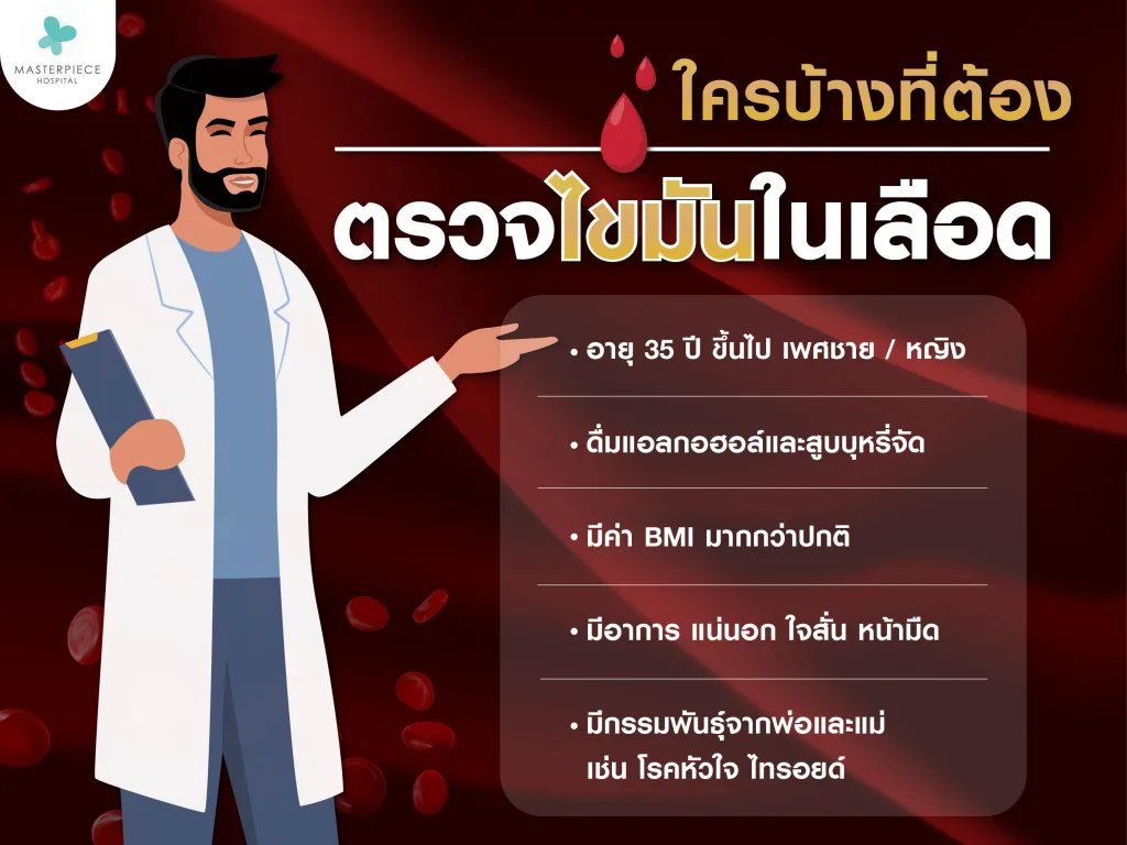 ใครบ้างที่ต้องตรวจไขมันในเลือด