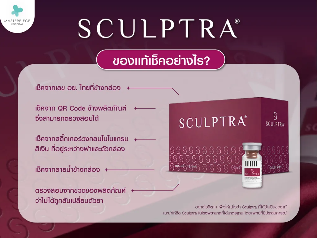 Sculptra มีปลอมไหม ของแท้เช็คอย่างไร ?
