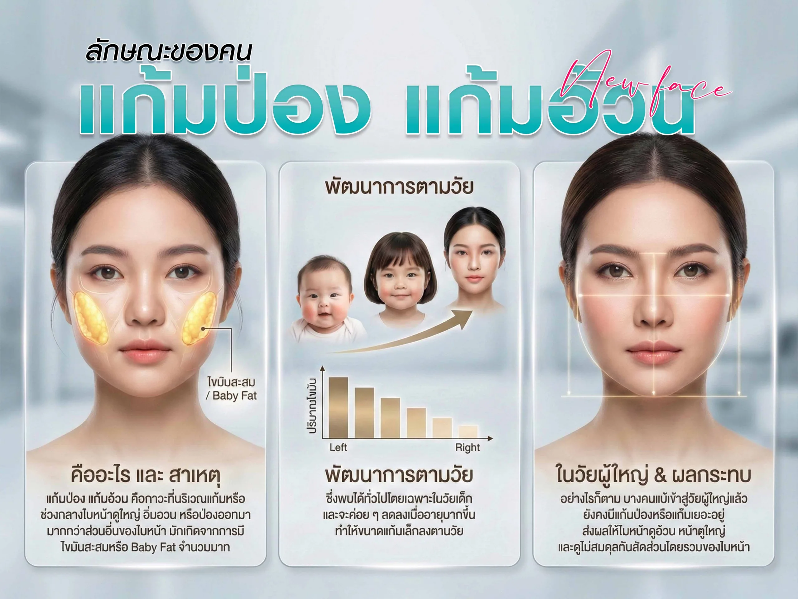 ลักษณะของคนมีแก้มป่อง