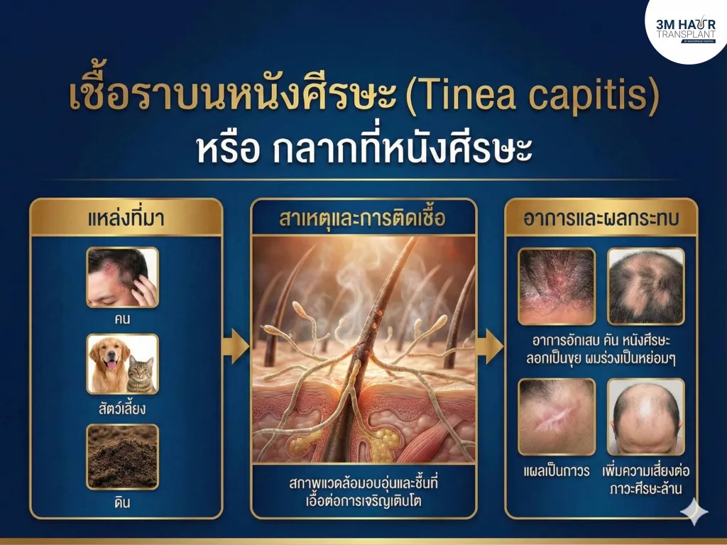 ทำความรู้จัก เชื้อราบนหนังศีรษะ คืออะไร