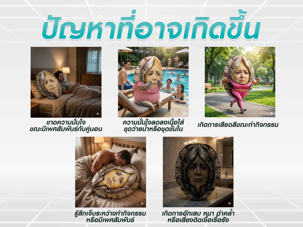 ปัญหาที่อาจจะเกิดขึ้นจาก ปีกผีเสื้อของผู้หญิง