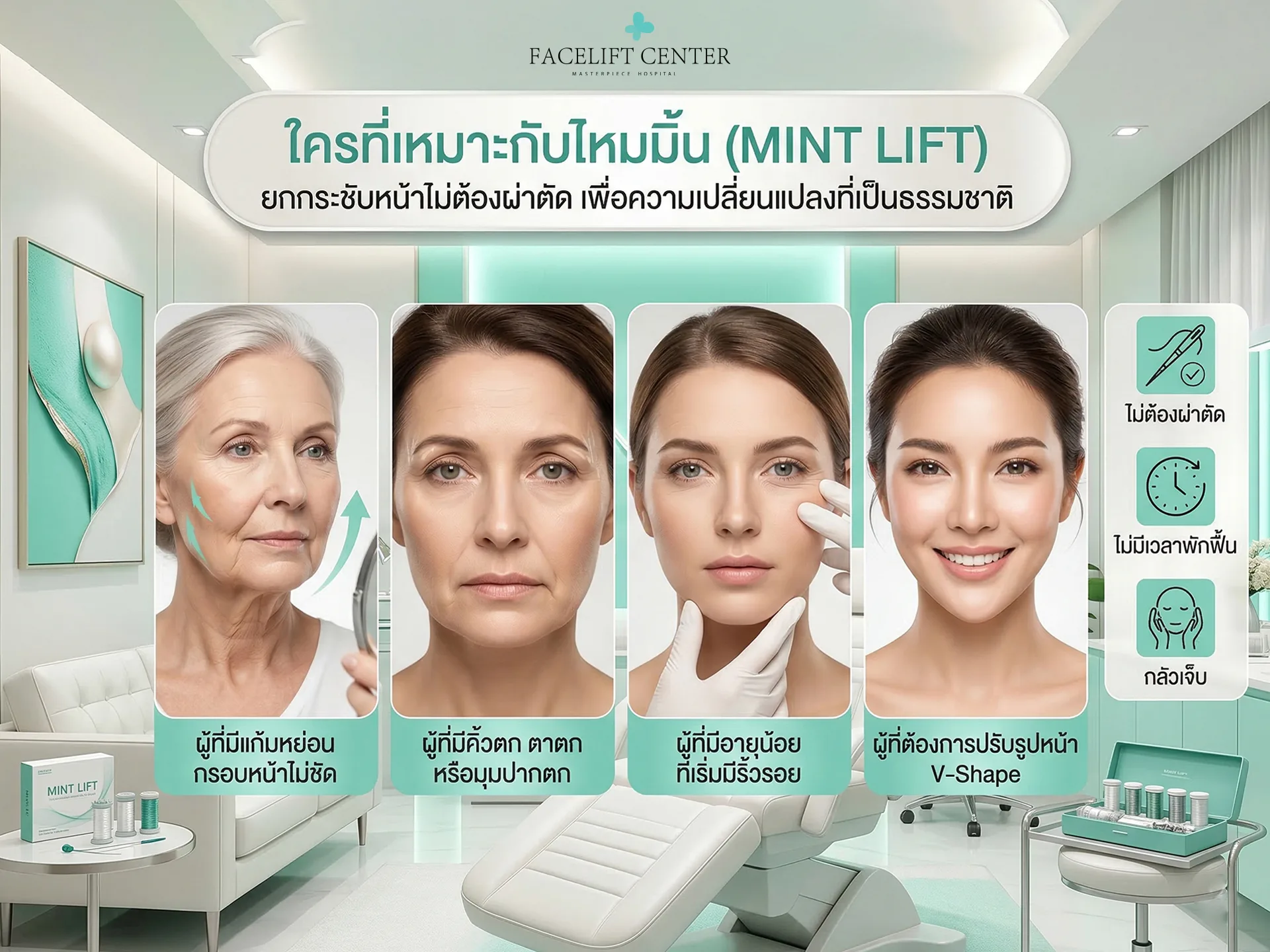 ไหมมิ้น ( mint lift ) ช่วยเรื่องอะไร