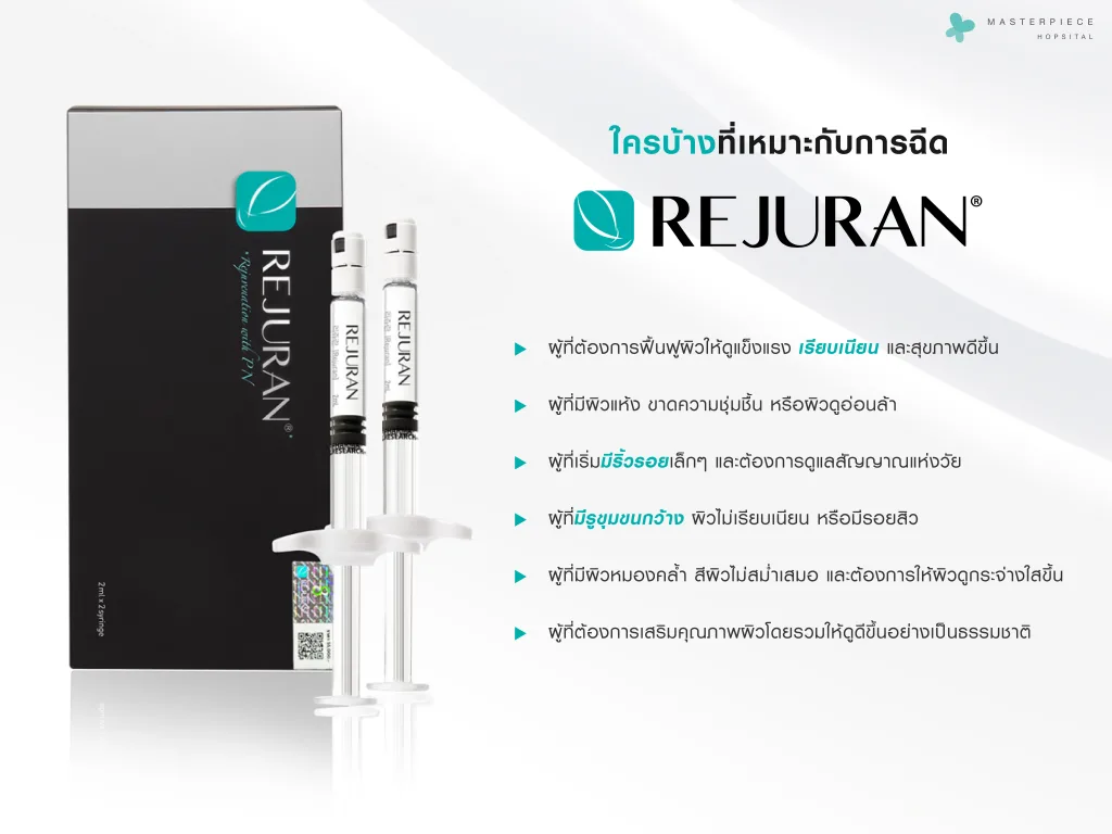 ใครบ้างที่เหมาะกับการฉีด Rejuran