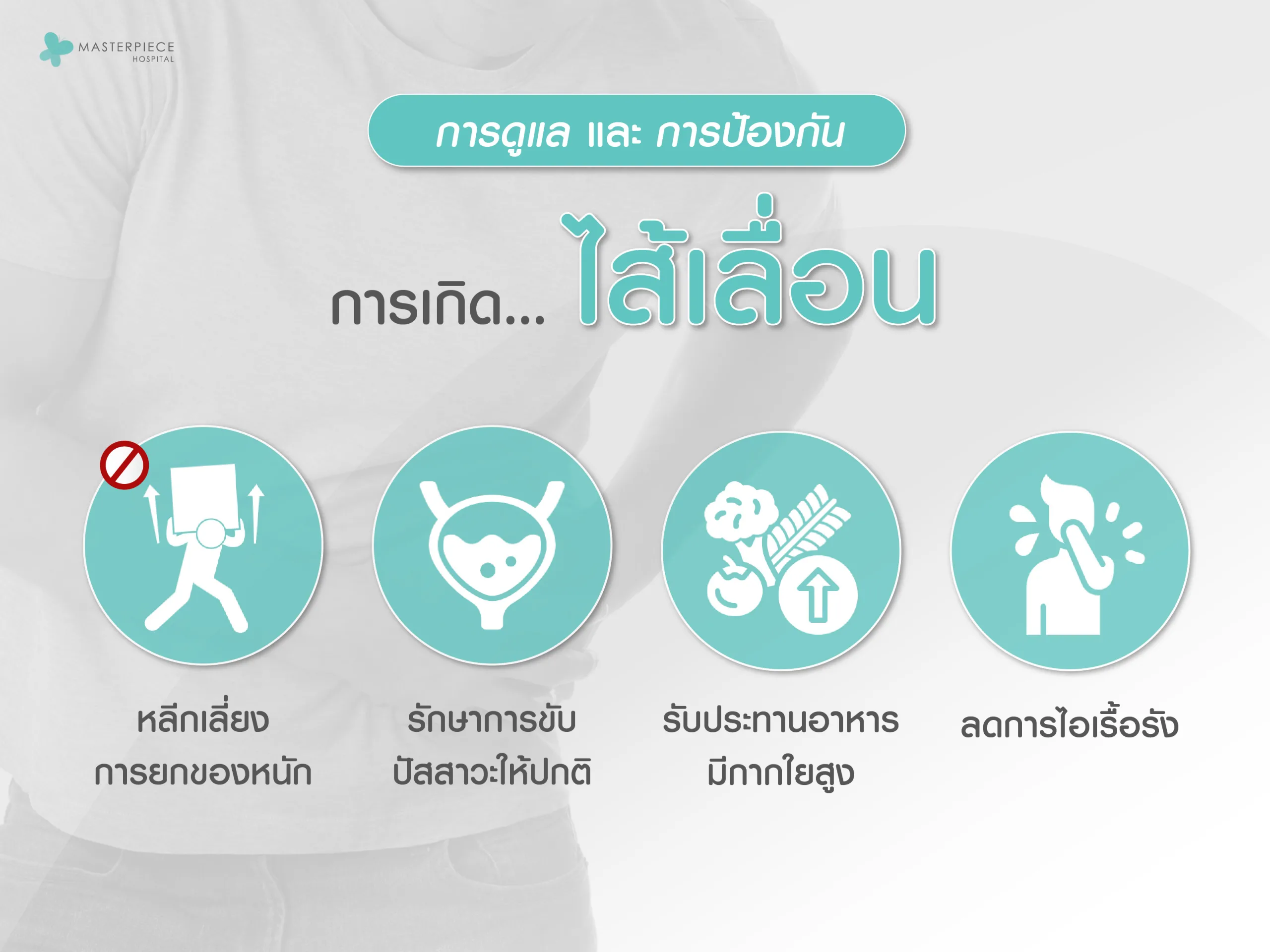 การป้องกันการเกิดไส้เลื่อน