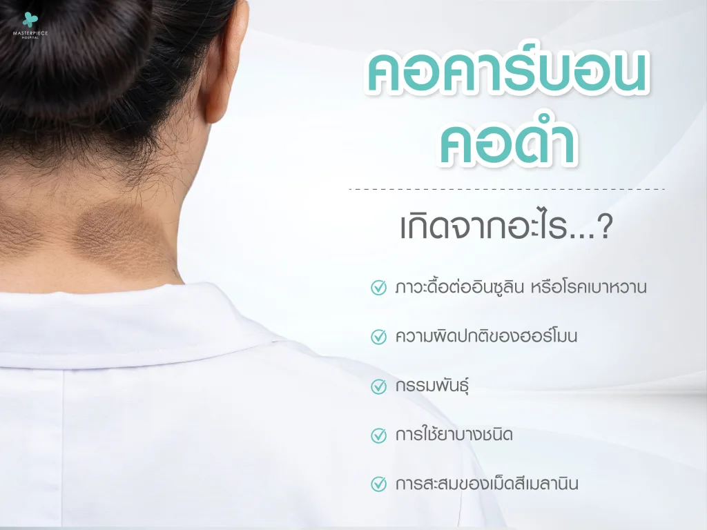 คอคาร์บอน คอดำ เกิดจากอะไร