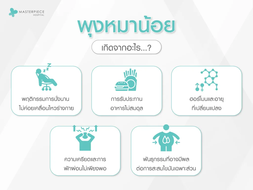 พุงหมาน้อยเกิดจากอะไร