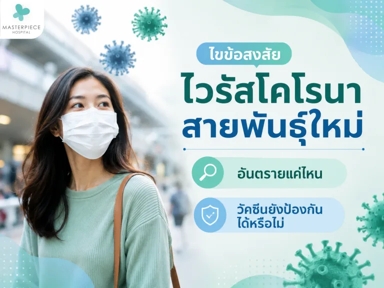 ไขข้อสงสัยไวรัสโคโรนาสายพันธุ์ใหม่ อันตรายแค่ไหน วัคซีนยังป้องกันได้หรือไม่