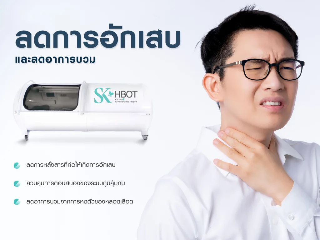 ลดการอักเสบและอาการบวม