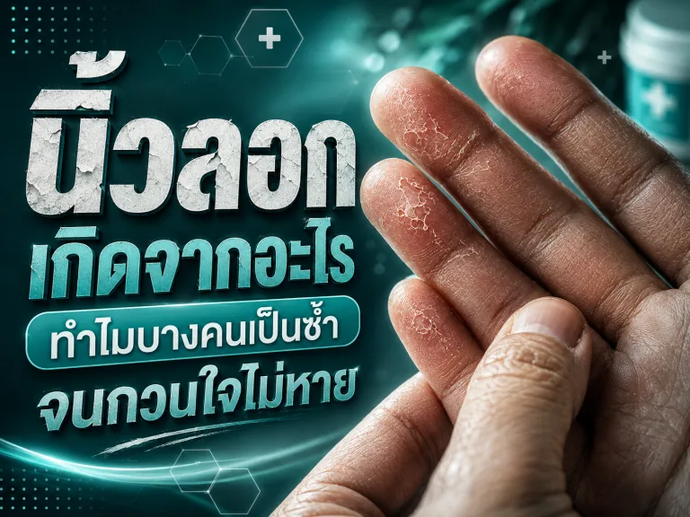 นิ้วลอกเกิดจากอะไร ทำไมบางคนเป็นซ้ำจนกวนใจไม่หาย
