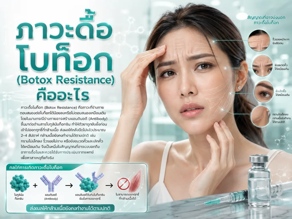 ภาวะดื้อโบท็อก (Botox Resistance) คืออะไร