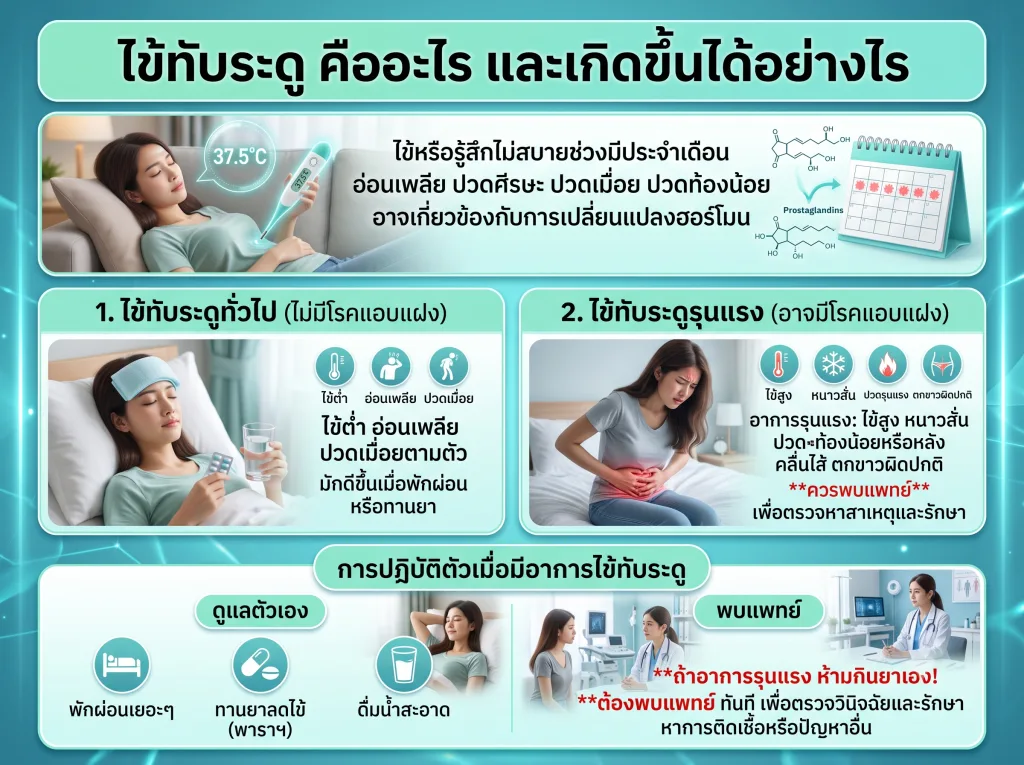 ไข้ทับระดู คืออะไร และเกิดขึ้นได้อย่างไร