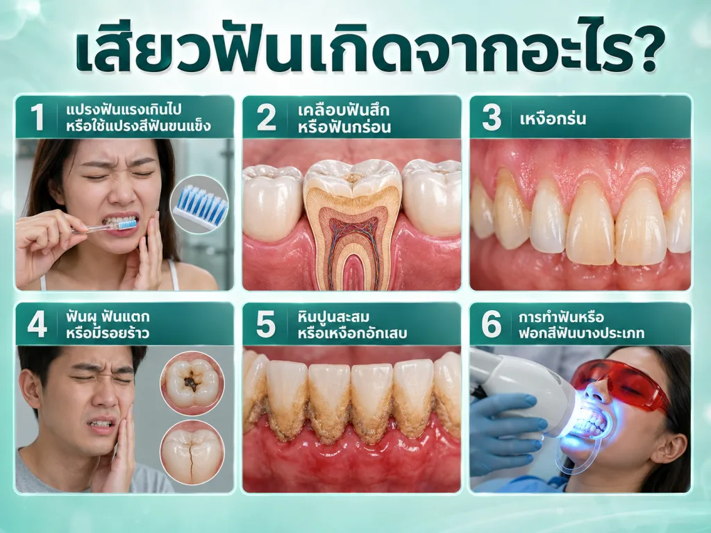 เสียวฟันเกิดจากอะไร?