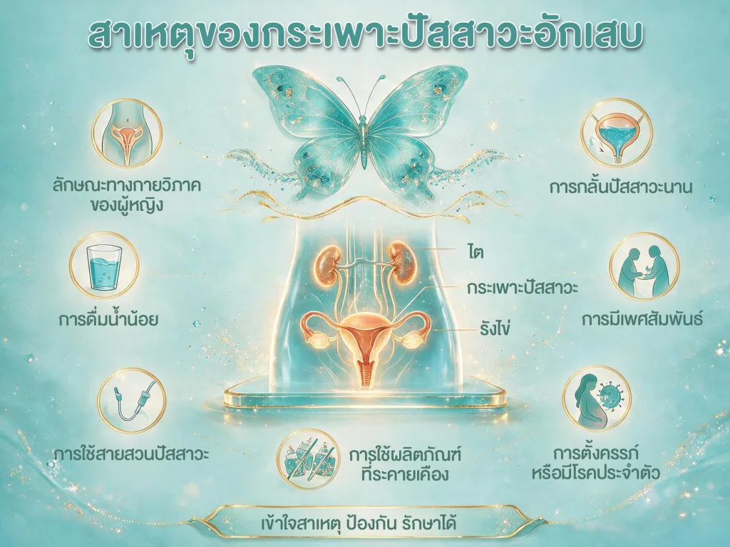 สาเหตุของกระเพาะปัสสาวะอักเสบ