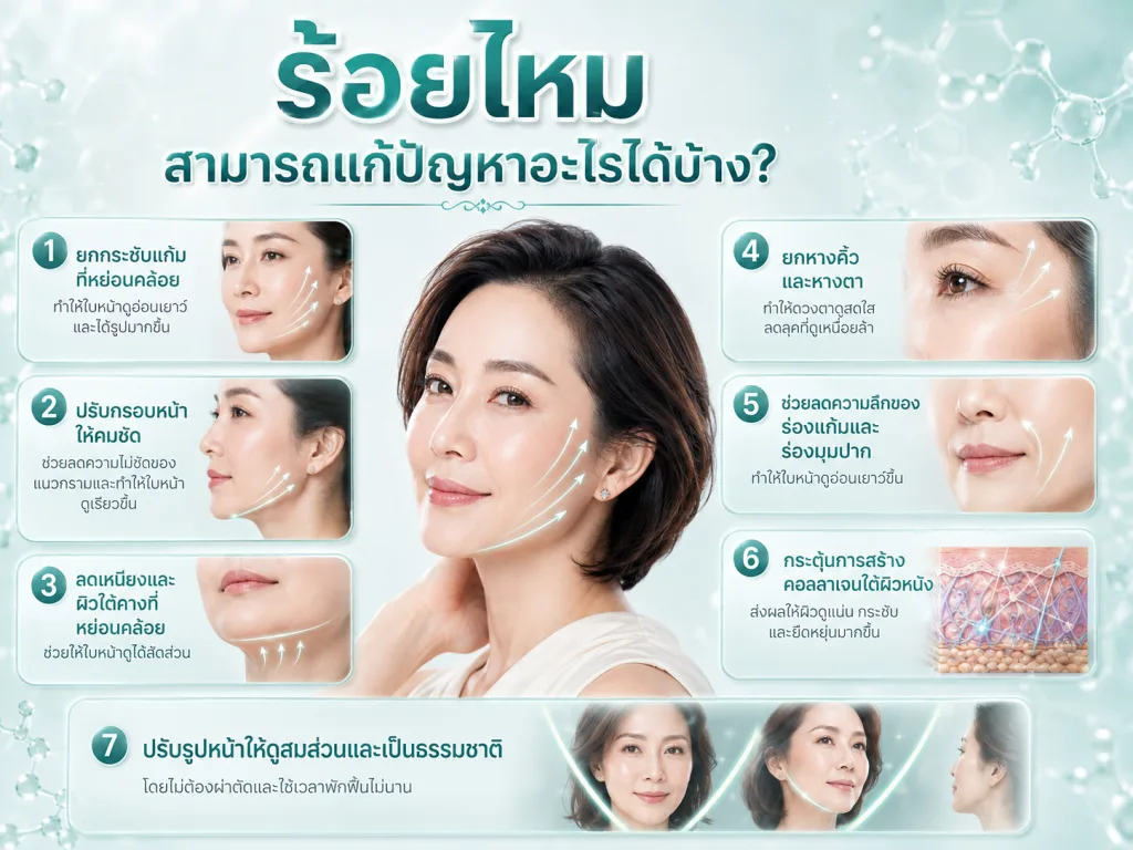ร้อยไหมสามารถแก้ปัญหาอะไรได้บ้าง?